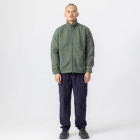 Universal Colours Unisex Fleece Jacket Casual Jacke Green