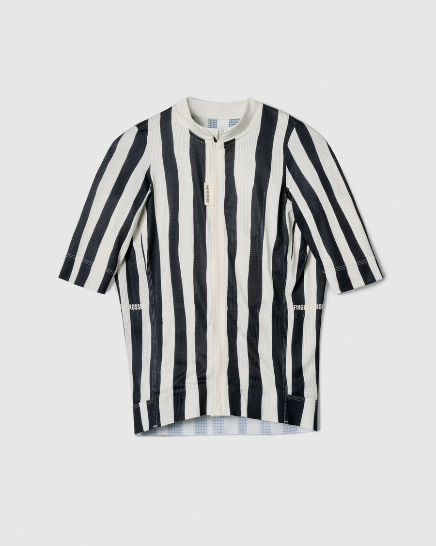 Fingercrossed Road Jersey Super Light Plus Women Radtrikot Stripes