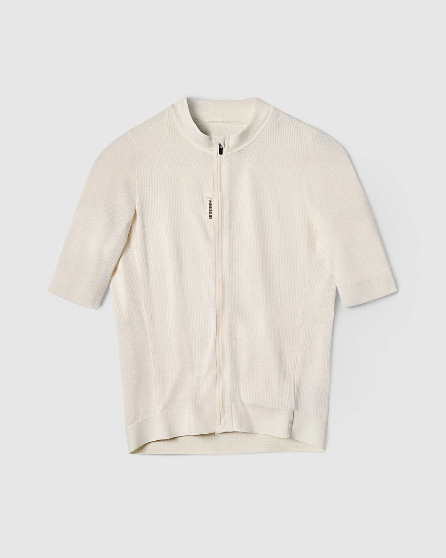 Fingercrossed Road Jersey Super Light Plus Women Radtrikot Antiques Cream