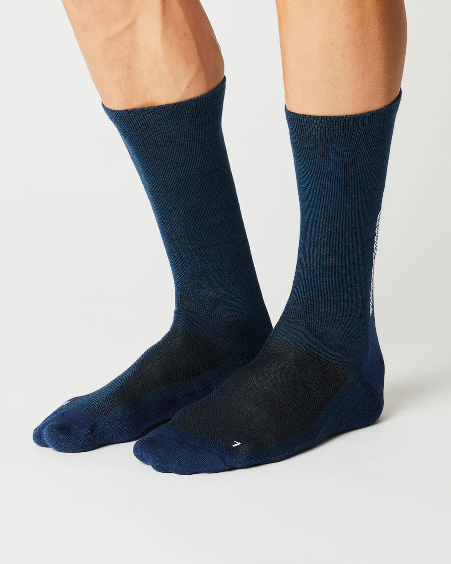 Fingerscrossed LIGHT MERINO Socks Merino Radsocken Silk Blue