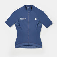Universal Colours Mono Women's Short Sleeve Jersey Radtrikot French Blue