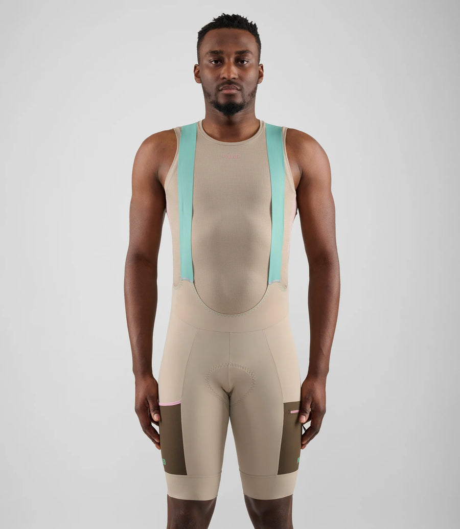 Pedaled Odyssey Bib Shorts Trägerhose Beige