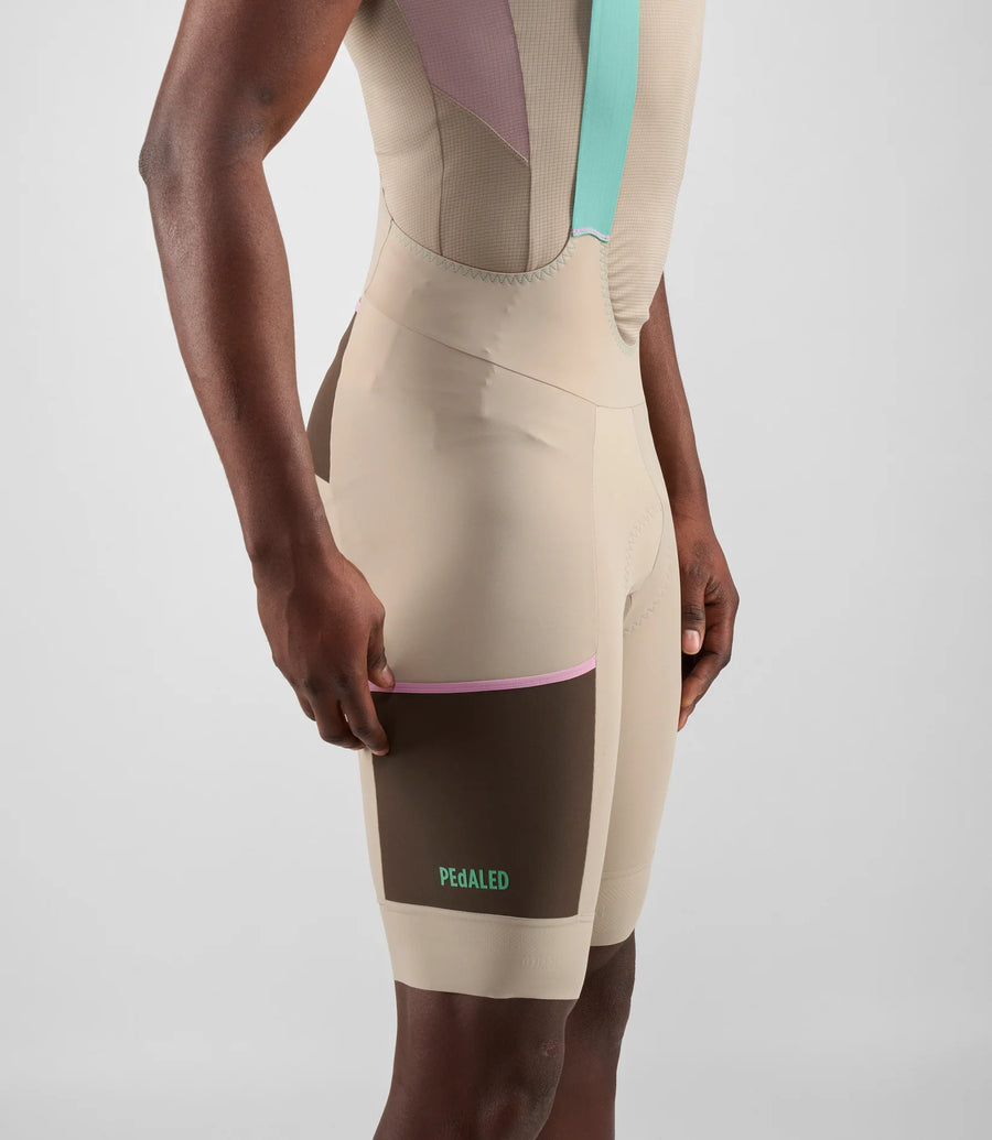 Pedaled Odyssey Bib Shorts Trägerhose Beige