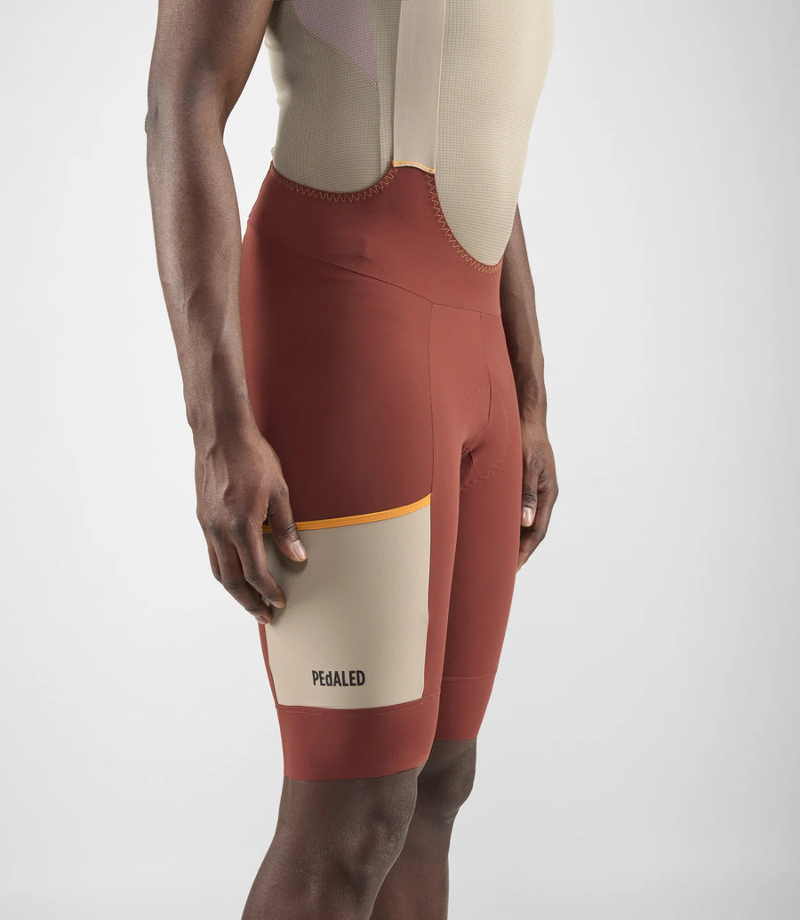 Pedaled Odyssey Bib Shorts Trägerhose Dark Red