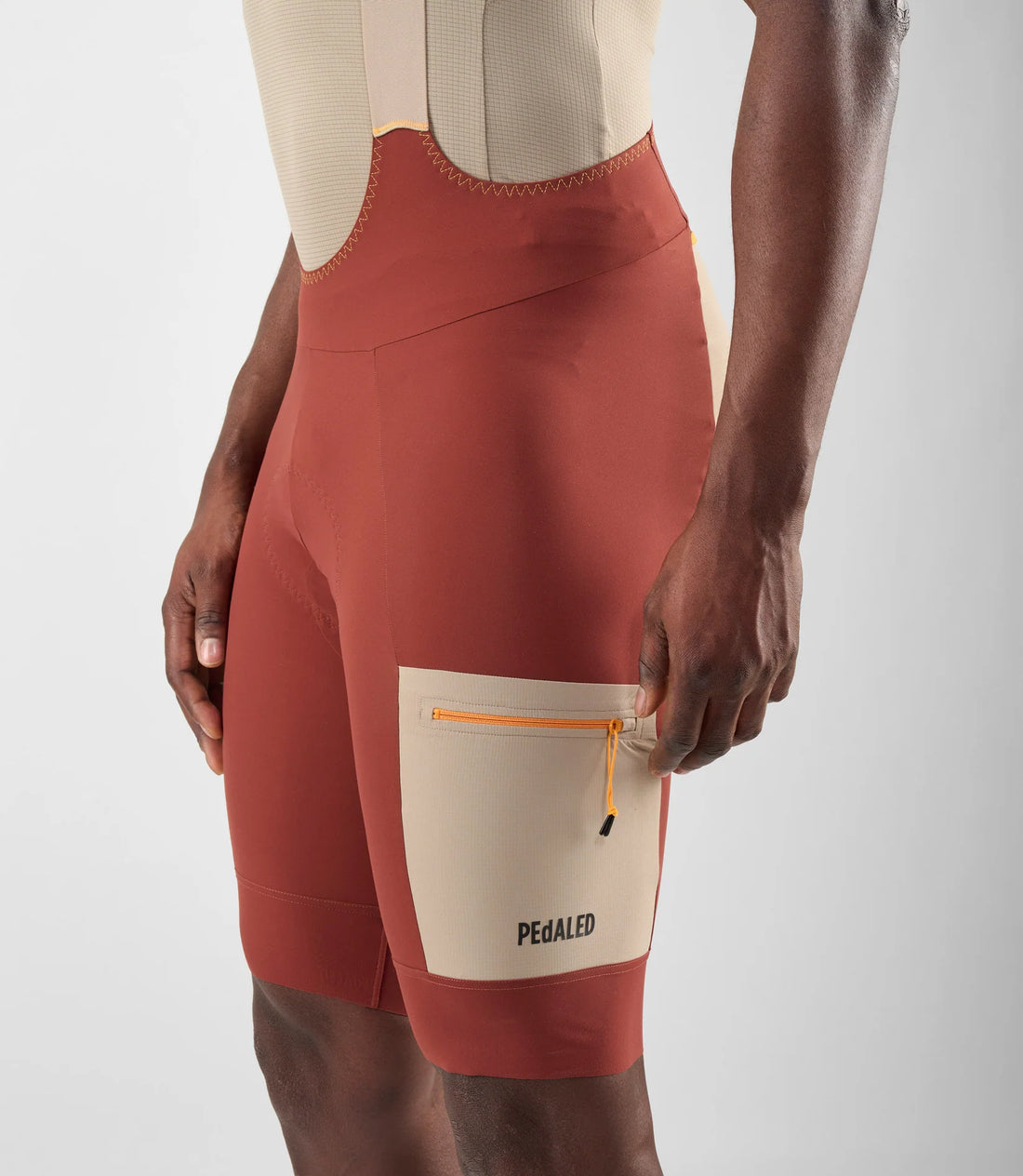 Pedaled Odyssey Bib Shorts Trägerhose Dark Red