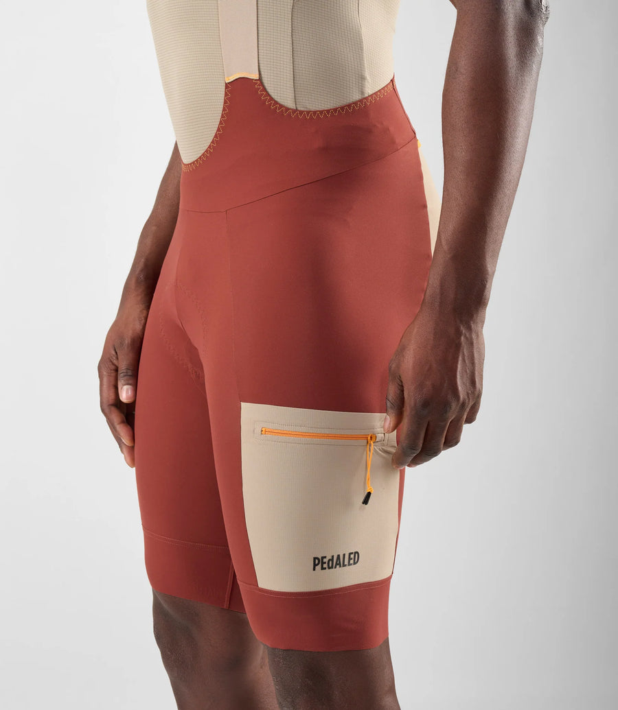 Pedaled Odyssey Bib Shorts Trägerhose Dark Red