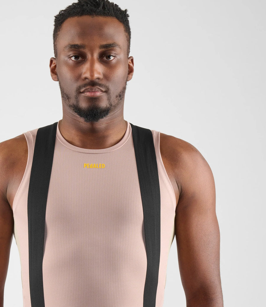 Pedaled Odyssey Power Dry® Base Layer Sleeveless Radunterhemd ärmellos Tan