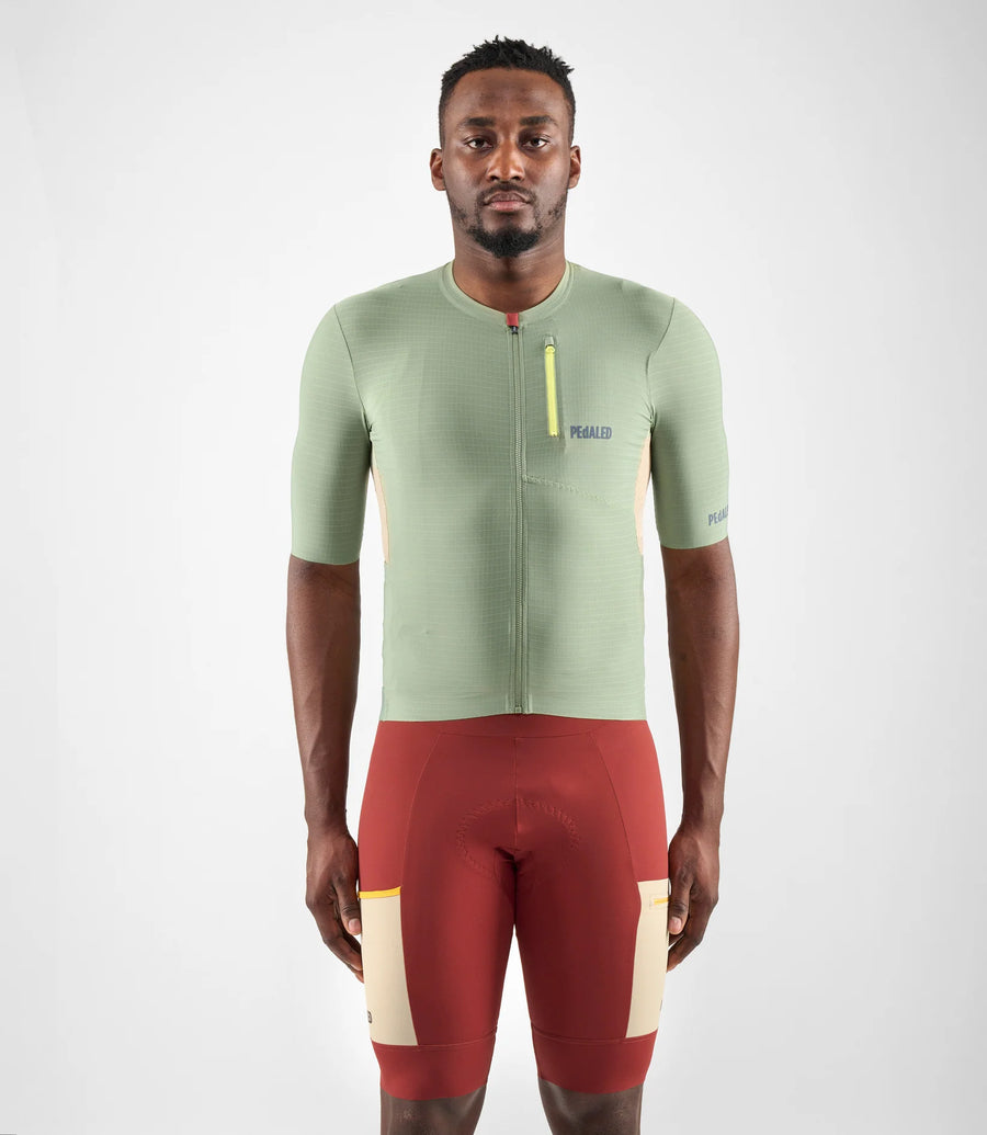 Pedaled Odyssey Jersey Radtrikot Olive Green