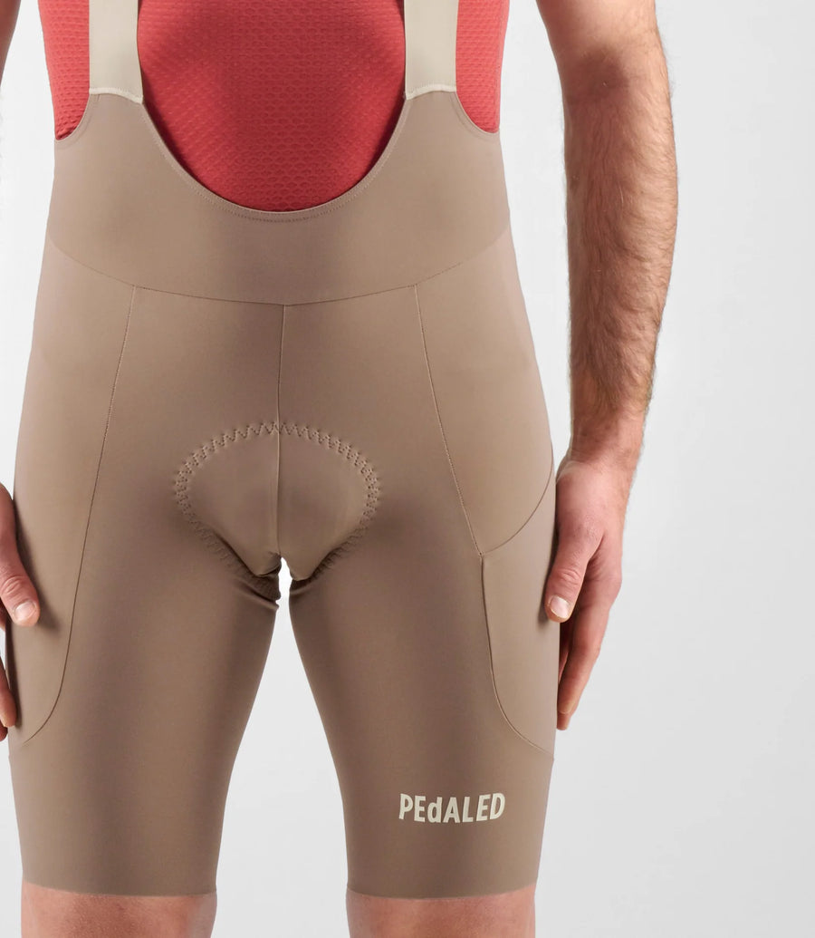 Pedaled Element Lightweight Bib Shorts Trägerhose Brown