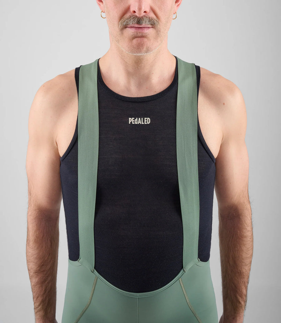 Pedaled Element Merino Base Layer Sleeveless Radunterhemd ärmellos Black