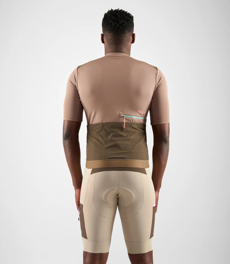 Pedaled Odyssey Merino Jersey Radtrikot Brown