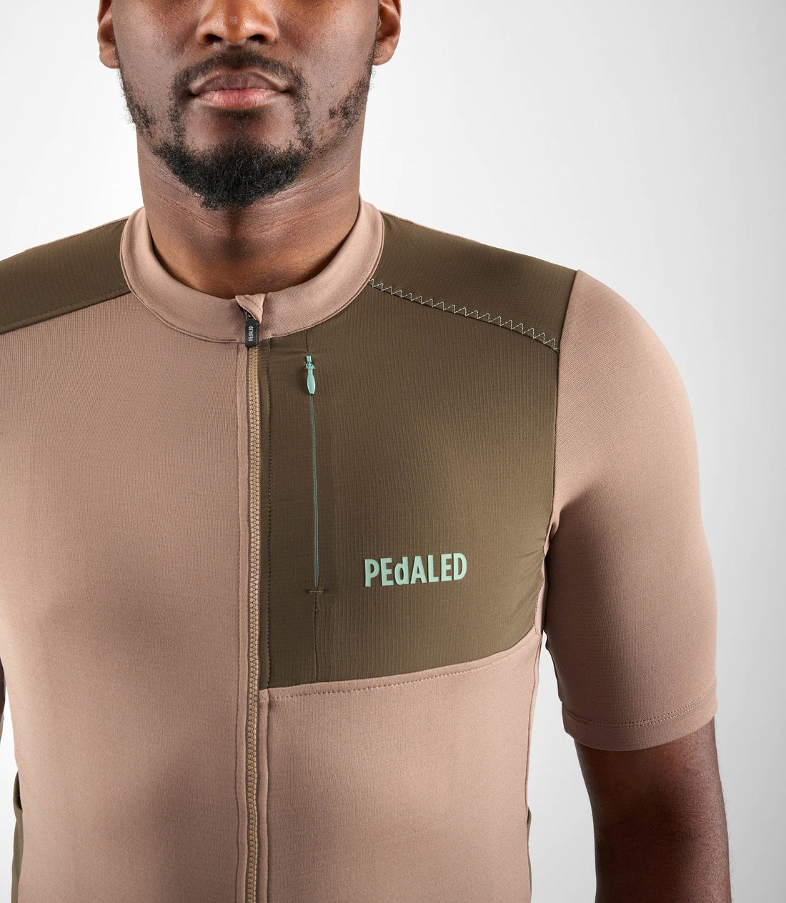 Pedaled Odyssey Merino Jersey Radtrikot Brown