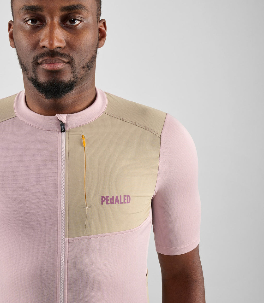 Pedaled Odyssey Merino Jersey Radtrikot Tan