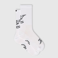 Fingerscrossed SHUT UP LEGS Socks Radsocken White