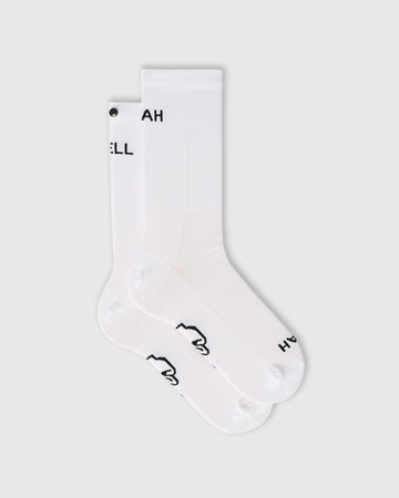 Fingerscrossed HELL YEAH 1.0 Socks Radsocken White