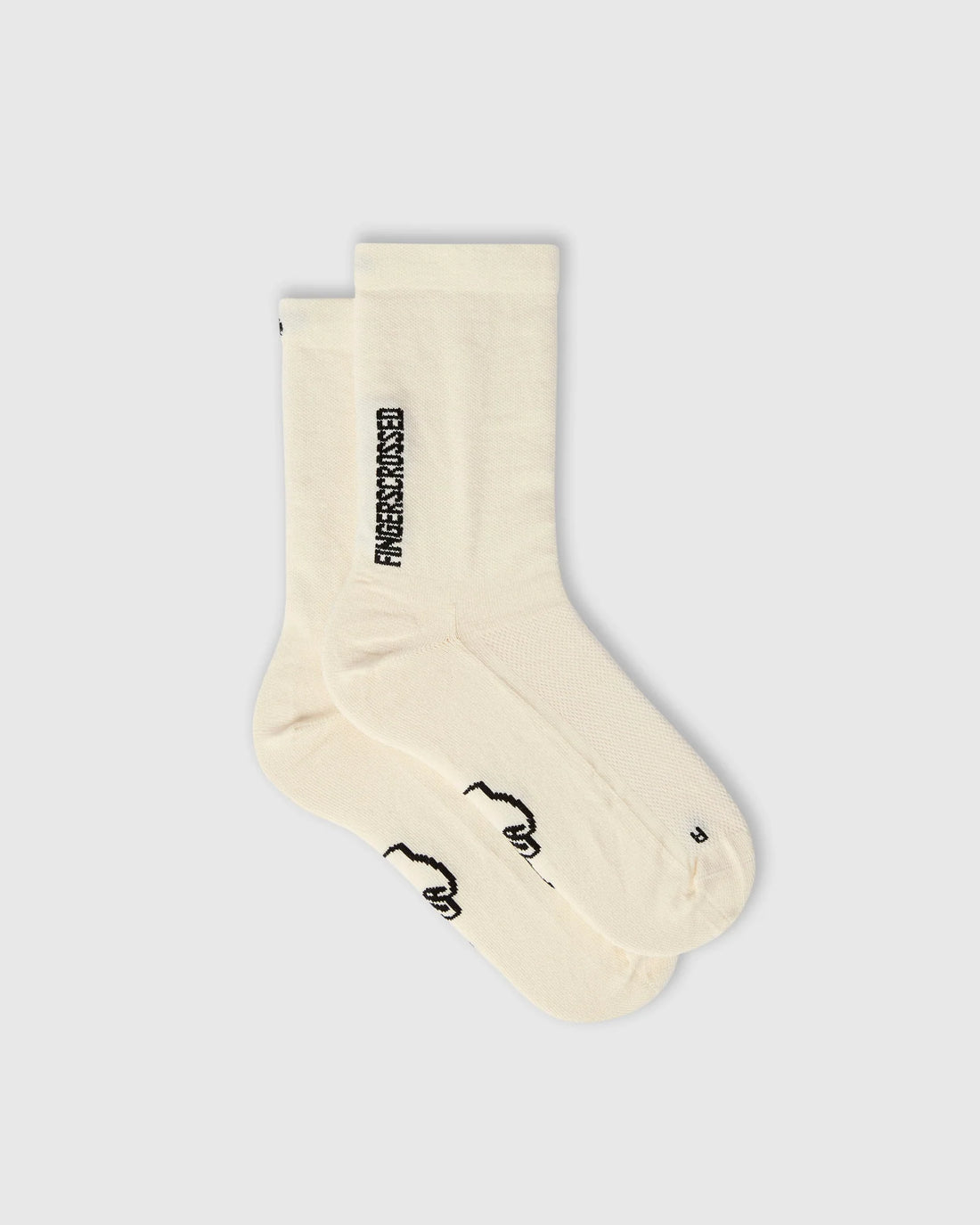 Fingerscrossed LIGHT MERINO Socks Merino Radsocken Creme / White