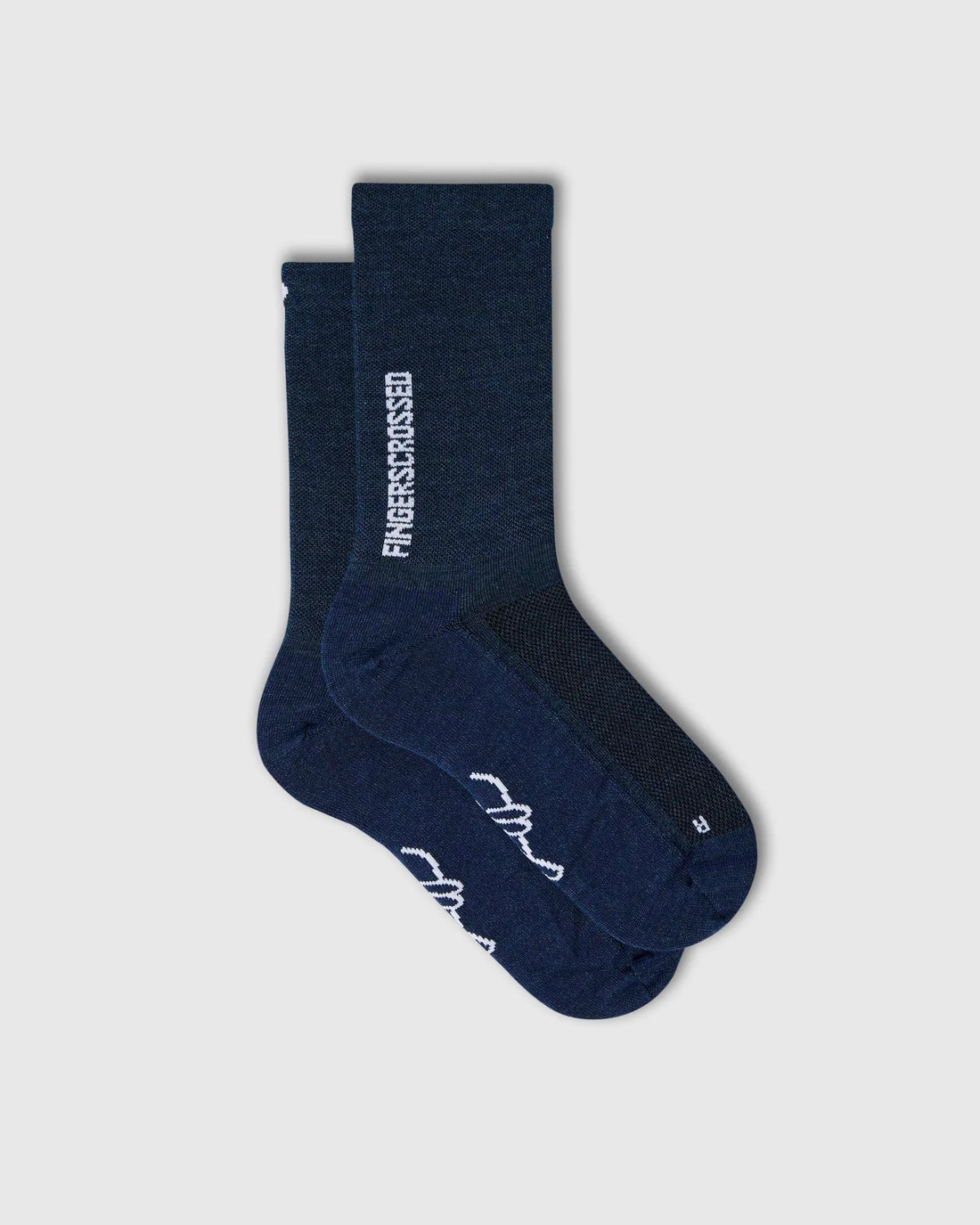 Fingerscrossed LIGHT MERINO Socks Merino Radsocken Silk Blue