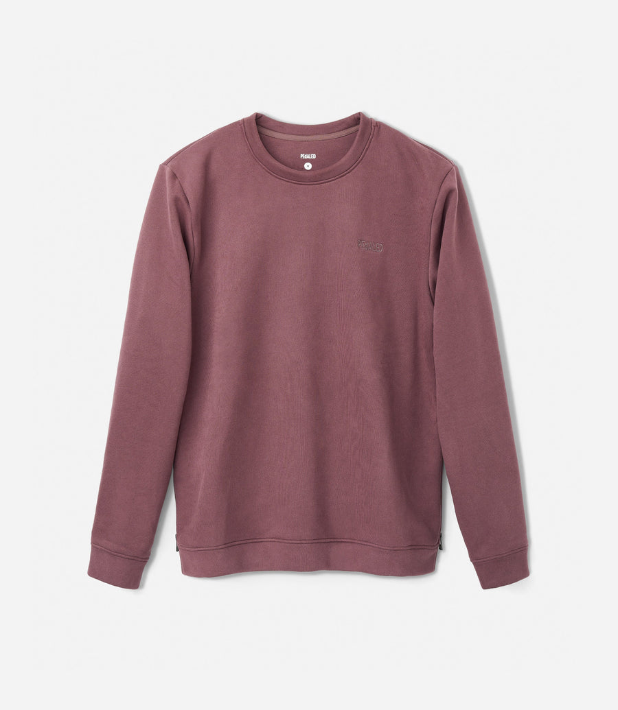 Pedaled Lifewear Zipped Sweatshirt Unisex Pullover Raisin Purple