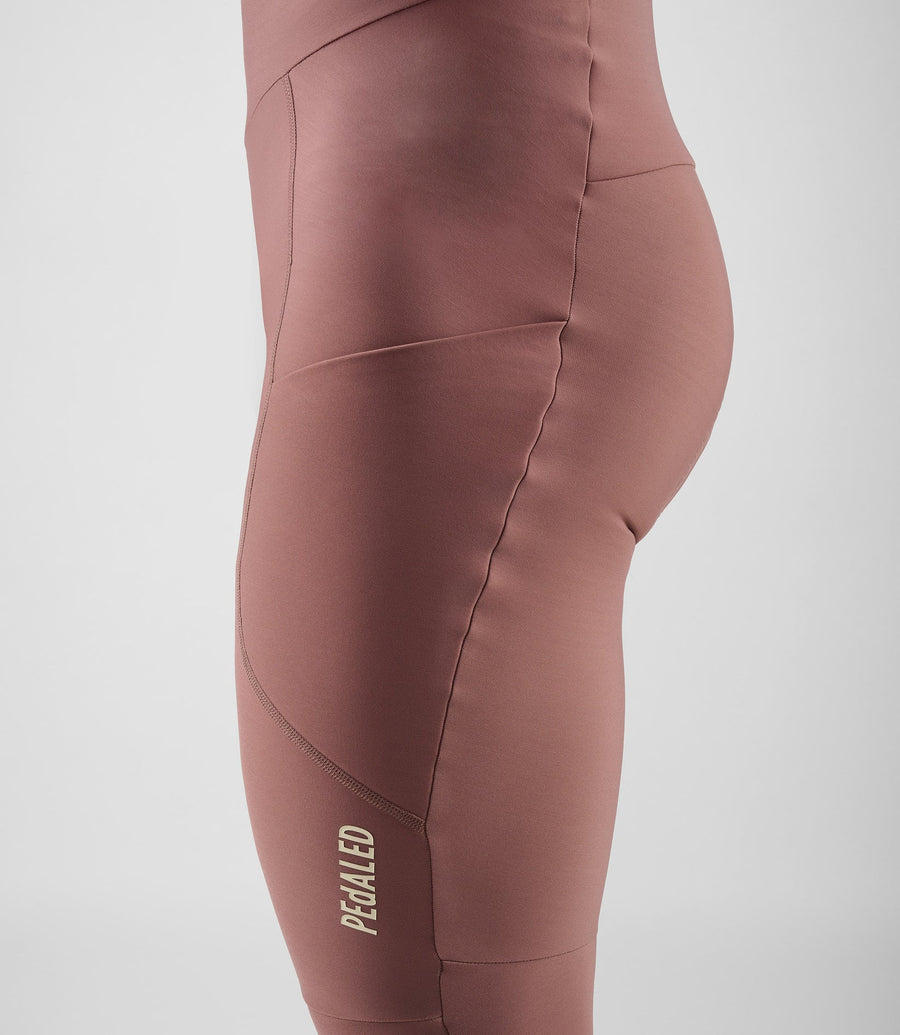 Pedaled Element Tight Thermo Trägerhose Raisin Purple