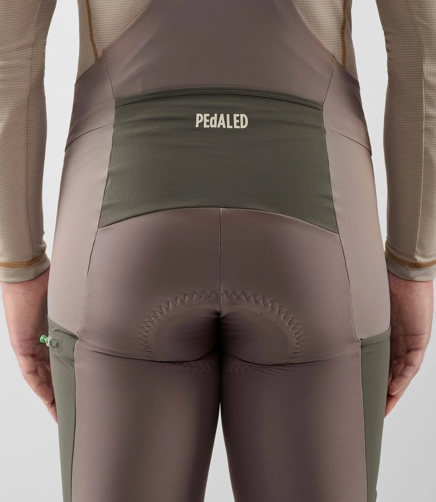 Pedaled Odyssey Tight Thermo Trägerhose Light Grey