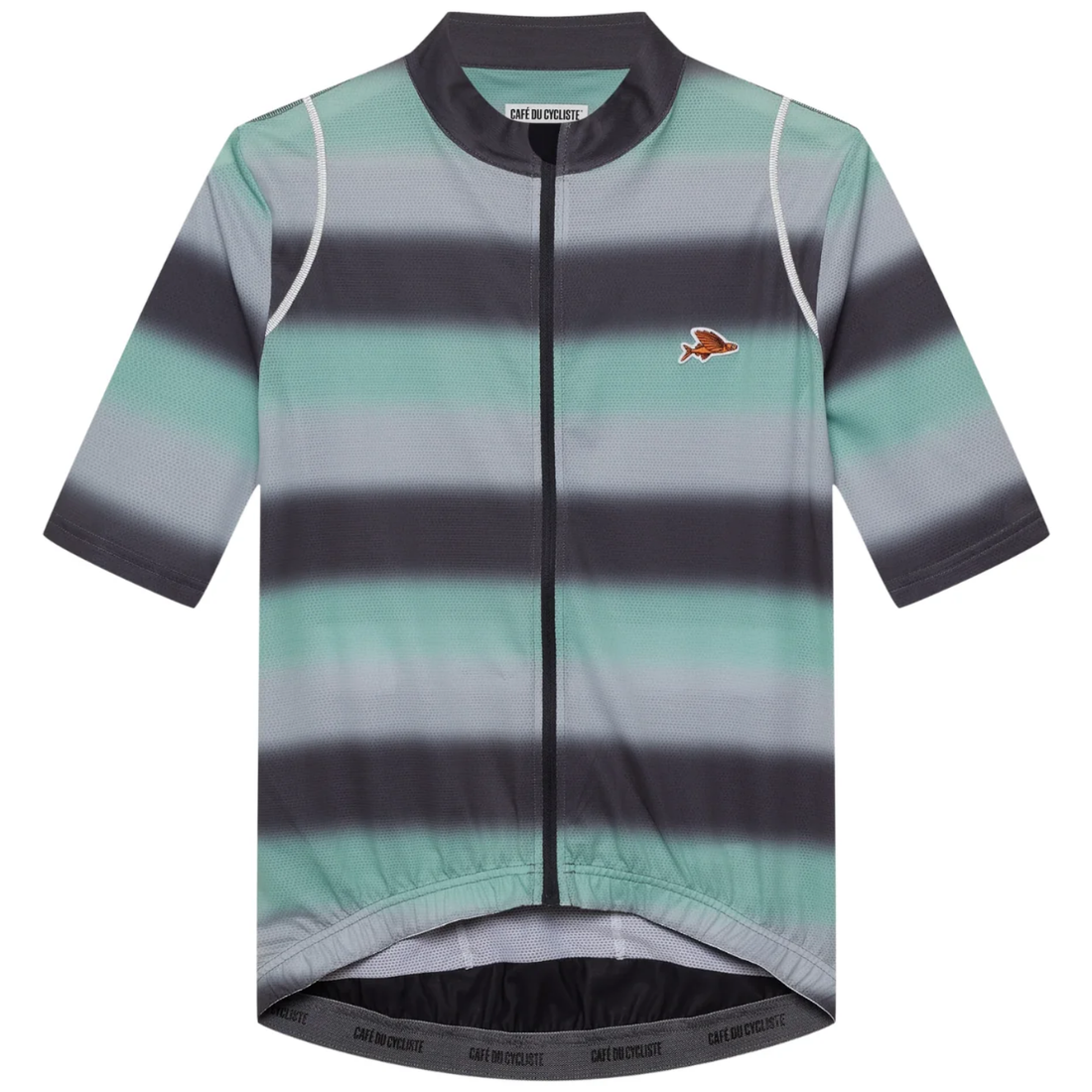 Café du Cycliste Mona Men's Superlight Jersey Radtrikot Anthracite/Agave