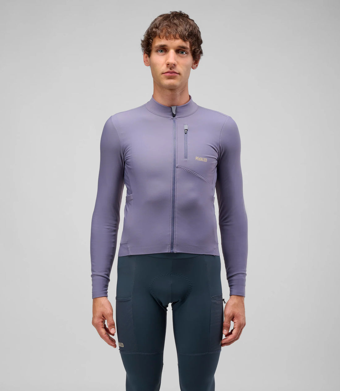 Pedaled Odyssey Long Sleeve Jersey Radtrikot langarm Lilaic