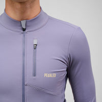 Pedaled Odyssey Long Sleeve Jersey Radtrikot langarm Lilaic