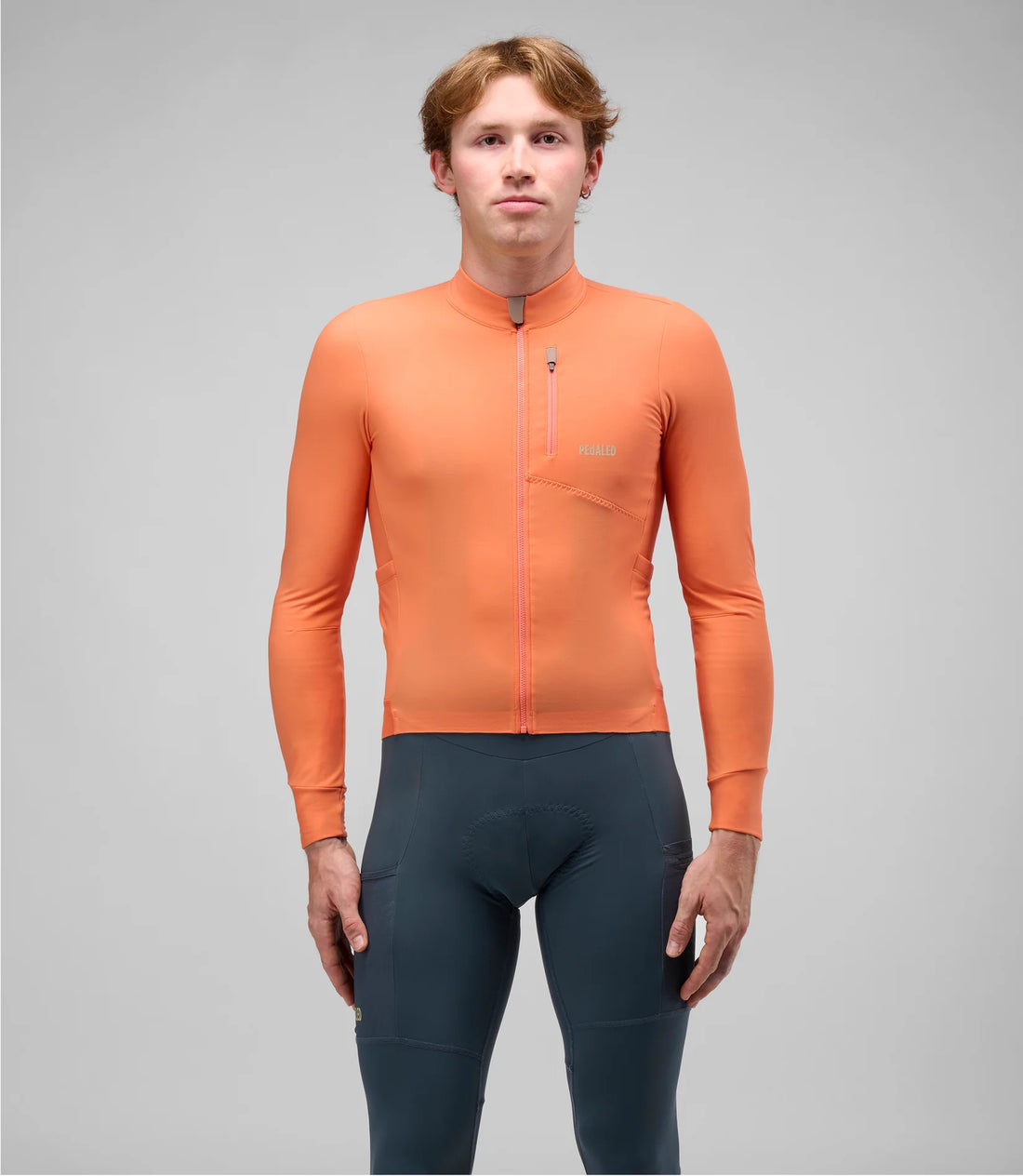 Pedaled Odyssey Long Sleeve Jersey Radtrikot langarm Orange