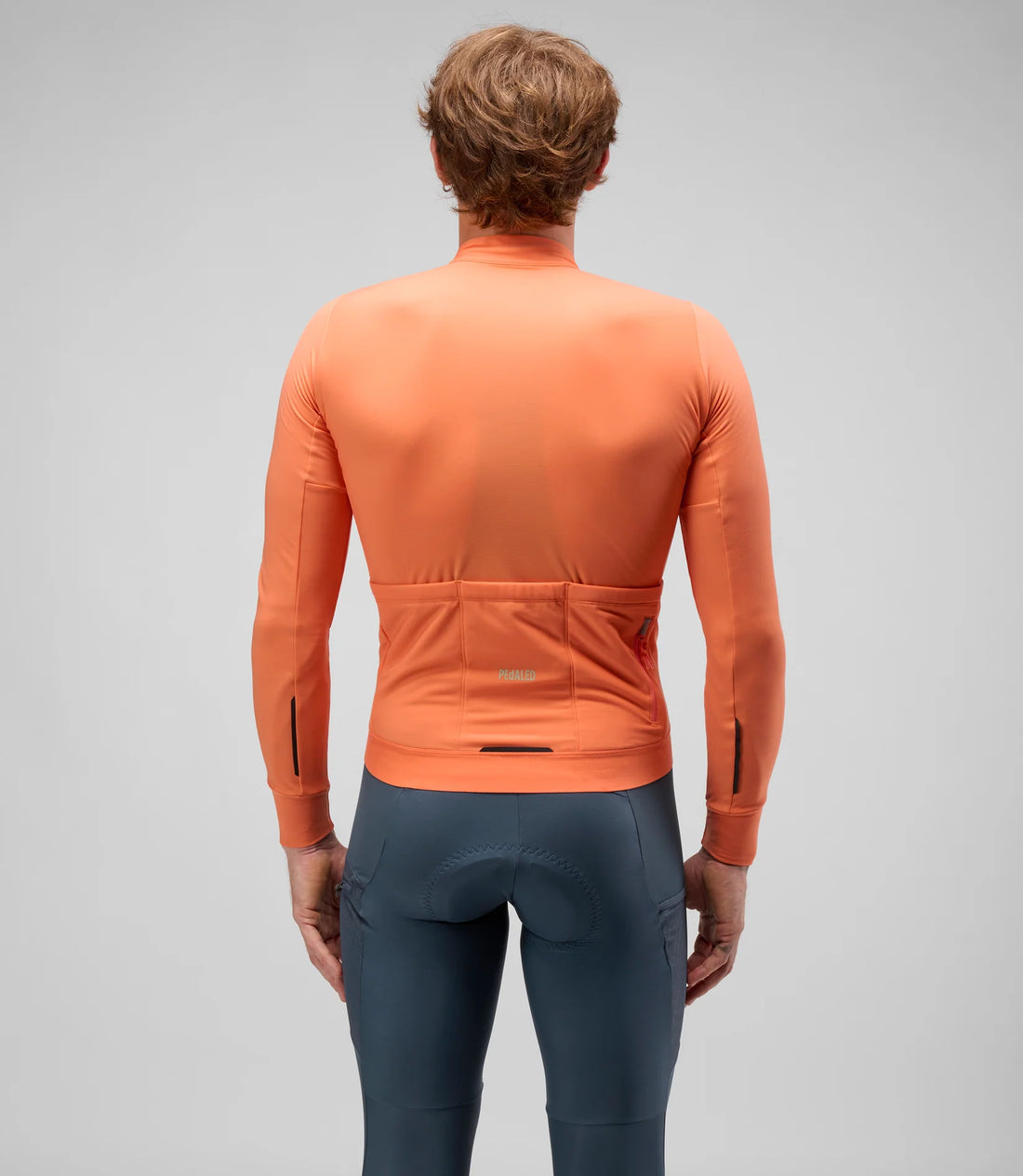 Pedaled Odyssey Long Sleeve Jersey Radtrikot langarm Orange