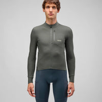 Pedaled Odyssey Long Sleeve Jersey Radtrikot langarm Charcoal Gray