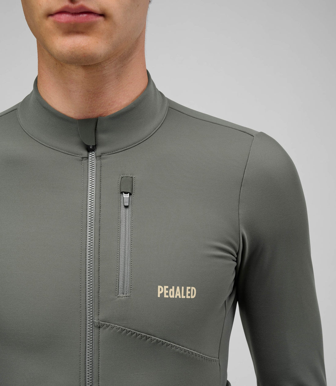 Pedaled Odyssey Long Sleeve Jersey Radtrikot langarm Charcoal Gray