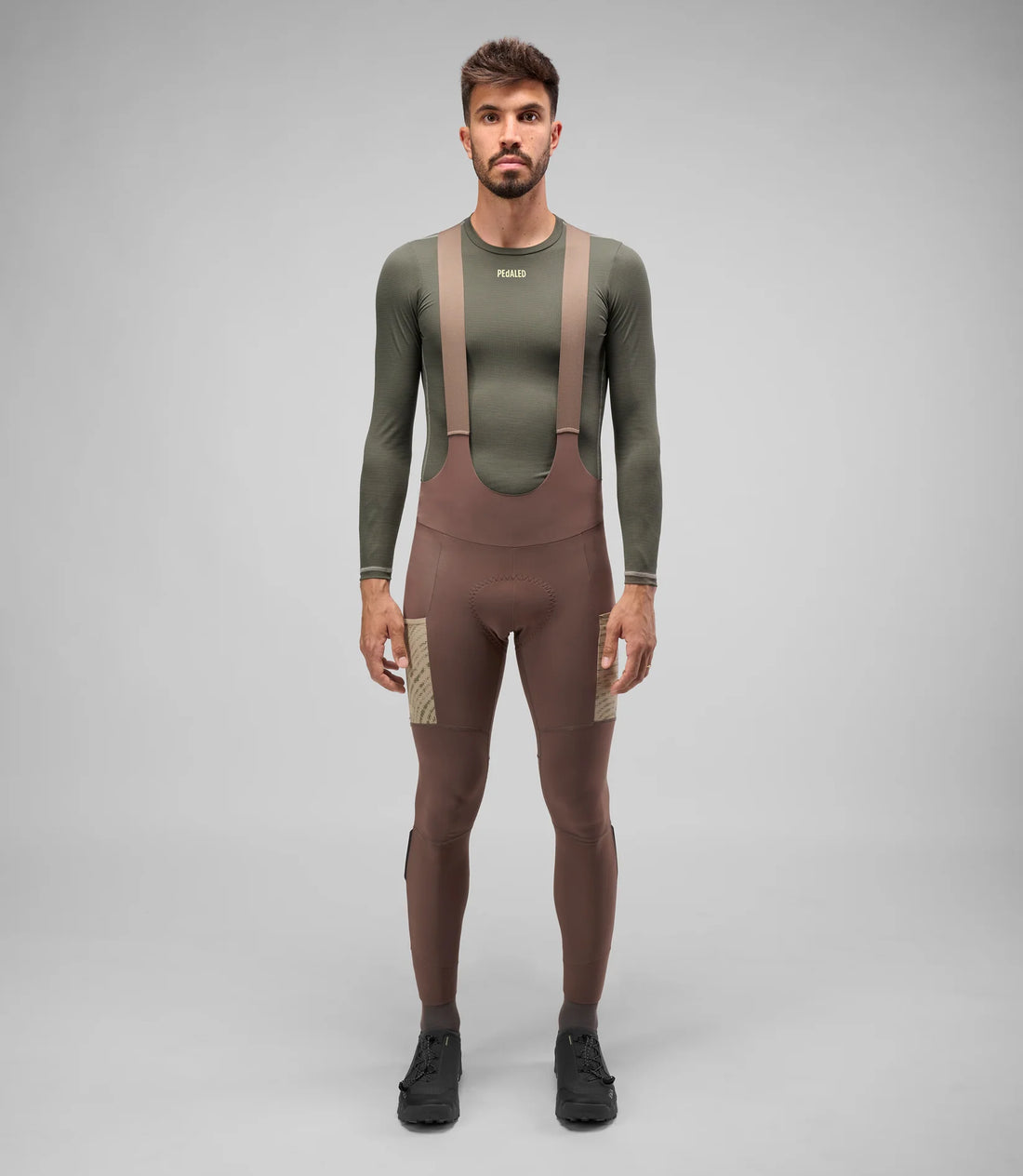 Pedaled Element Odyssey Bib Tights Winter Trägerhose Walnut