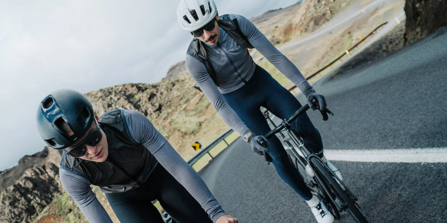 Café du Cycliste Edith Women's Cycling Gilet Windweste Charcoal