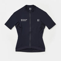 Universal Colours Mono Women's Short Sleeve Jersey Radtrikot Navy Blue