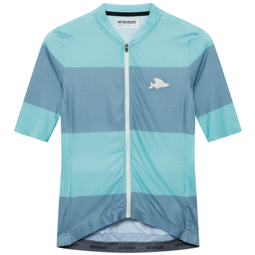 Café du Cycliste Angeline Men's Ultralight Cycling Jersey Radtrikot Riviera Blue Deep Water