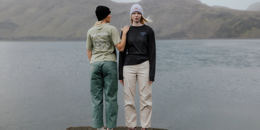 Café du Cycliste Unisex Unisex Maria Cotton T-Shirt Anthracite