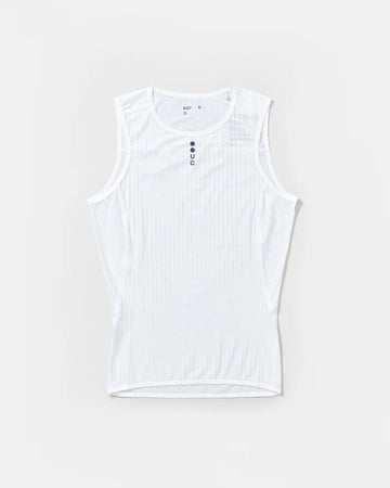 Universal Colours Mono Men's Sleeveless Base Layer Unterhemd White