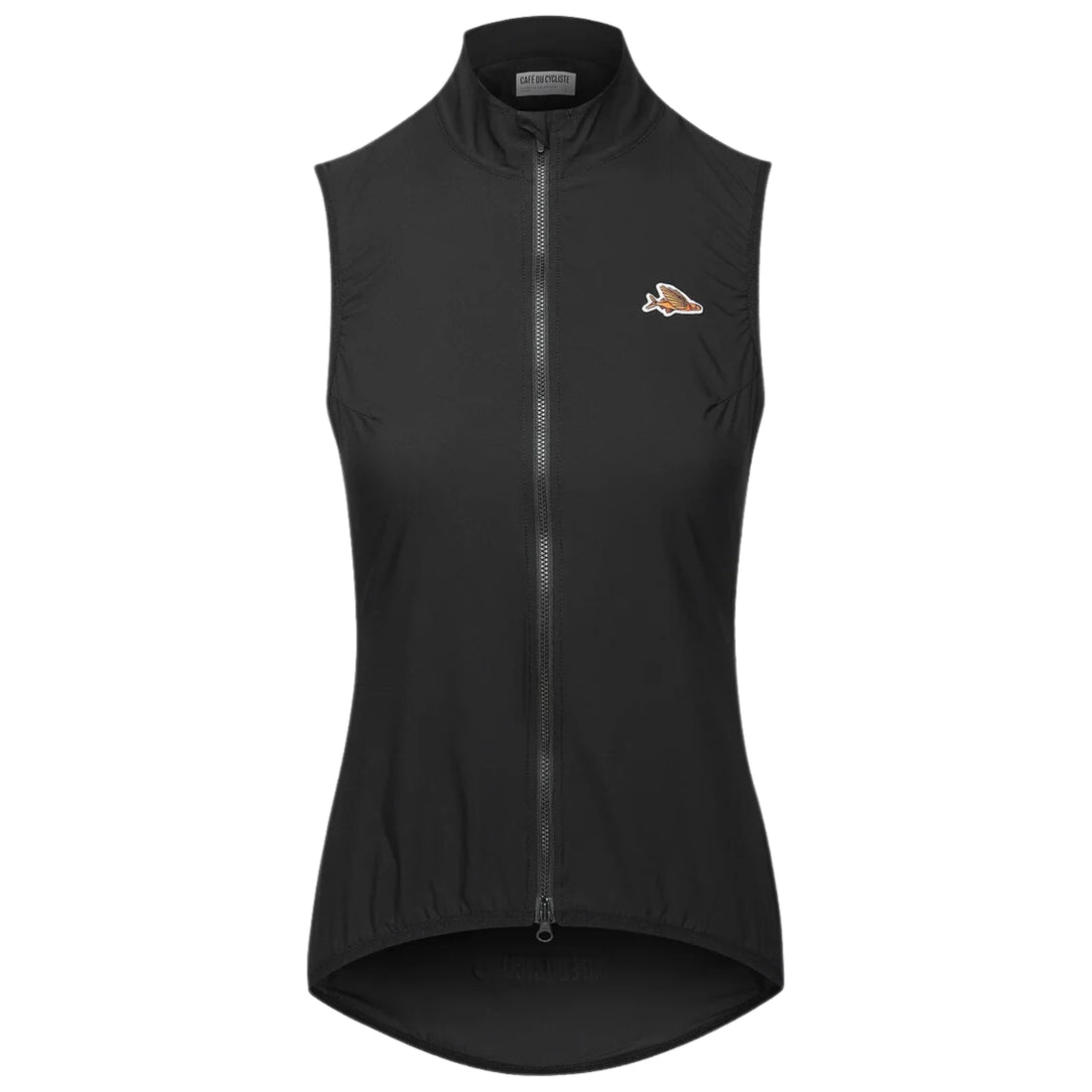 Café du Cycliste Edith Women's Cycling Gilet Windweste Black