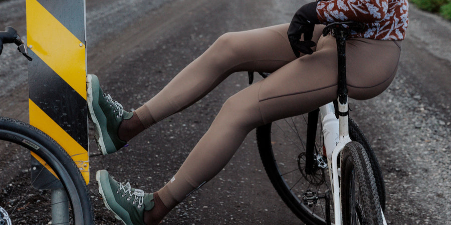 Café du Cycliste Marie Men's Winter Cycling Tights Winter-Radhose Carob