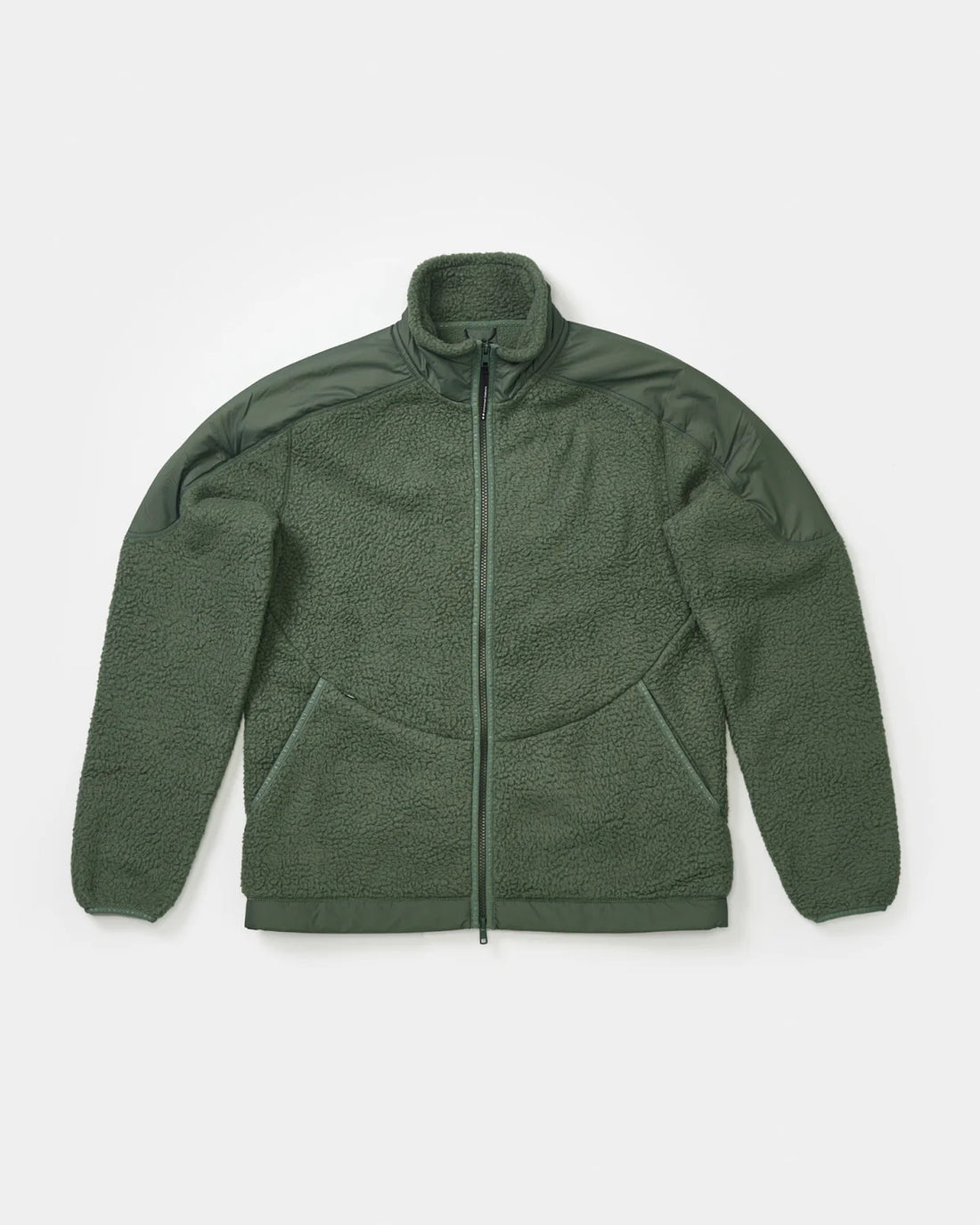 Universal Colours Unisex Fleece Jacket Casual Jacke Green