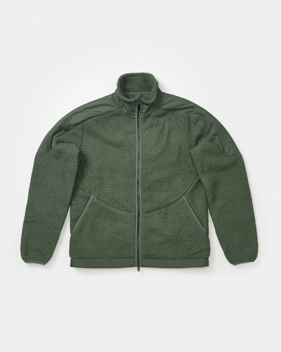 Universal Colours Unisex Fleece Jacket Casual Jacke Green