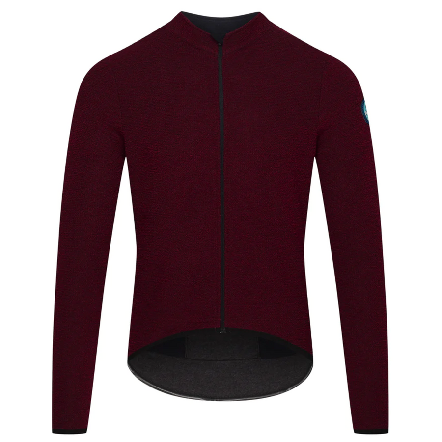 Café du Cycliste Marguerite Men's Long Sleeve Merino Cycling Jersey Radtrikot Dahlia