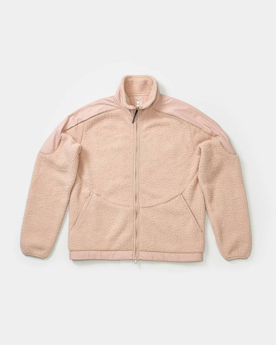 Universal Colours Unisex Fleece Jacket Casual Jacke Almond Beige
