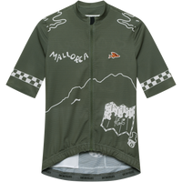 Café du Cycliste Sa Calobra Men's Jersey Radtrikot Khaki