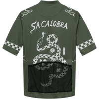 Café du Cycliste Sa Calobra Men's Jersey Radtrikot Khaki