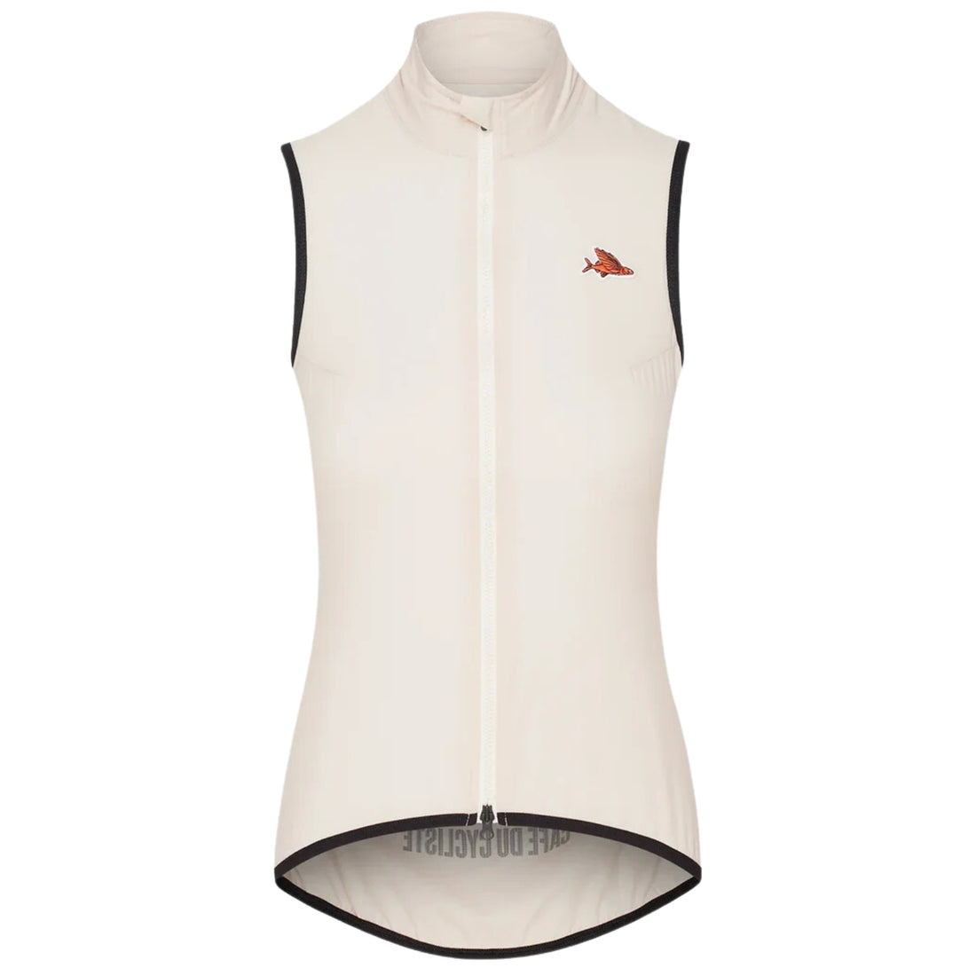 Café du Cycliste Edith Women's Cycling Gilet Windweste Chalk