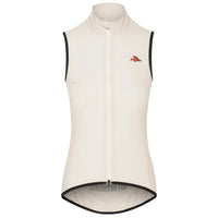 Café du Cycliste Edith Women's Cycling Gilet Windweste Chalk