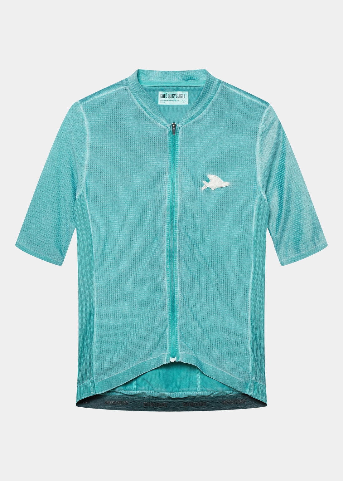 Café du Cycliste Angeline Men's Ultralight Cycling Jersey Radtrikot Cold Dye Dark Sea