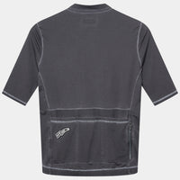 Café du Cycliste Men's Superlight Jersey Laurette Radtrikot Cold Dye Anthracite