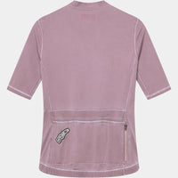 Café du Cycliste Women's Superlight Jersey Laurette Radtrikot Cold Dye Mineral Pink
